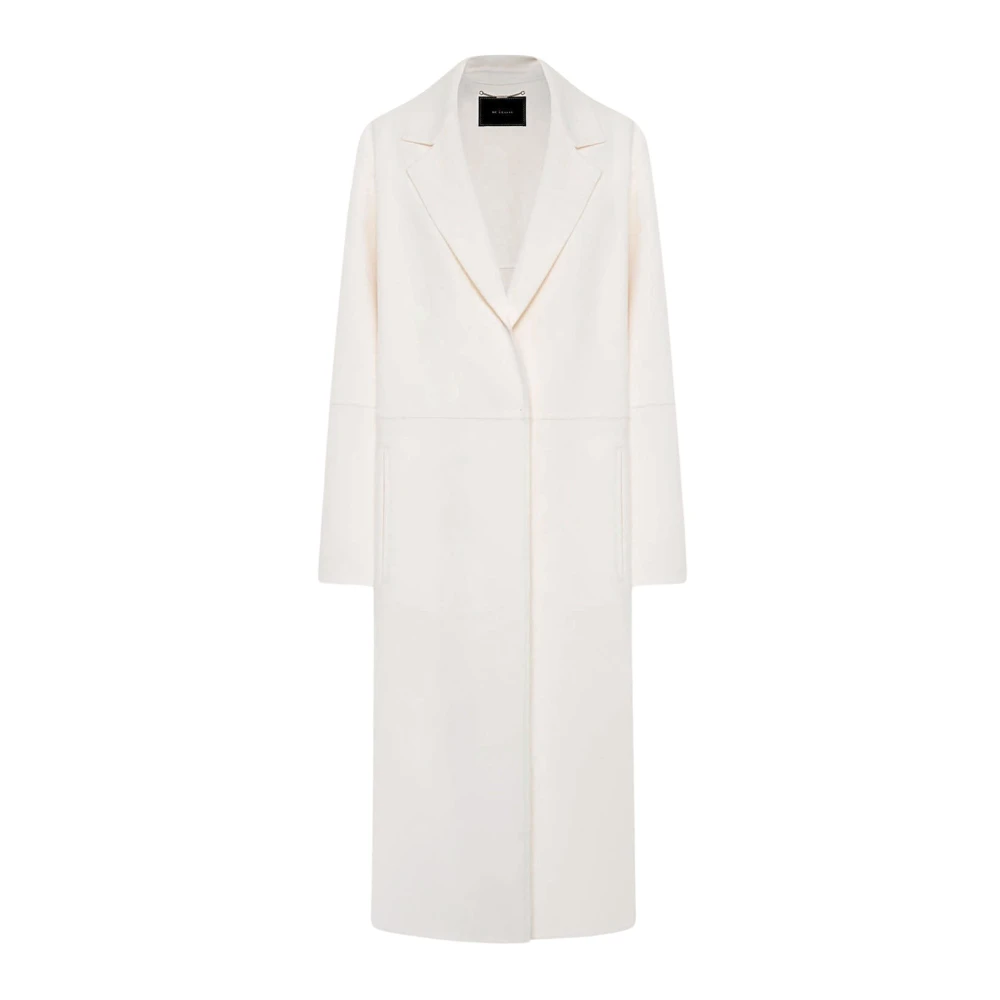 Kiton Kasjmier Dubbel Doek Jas White Dames