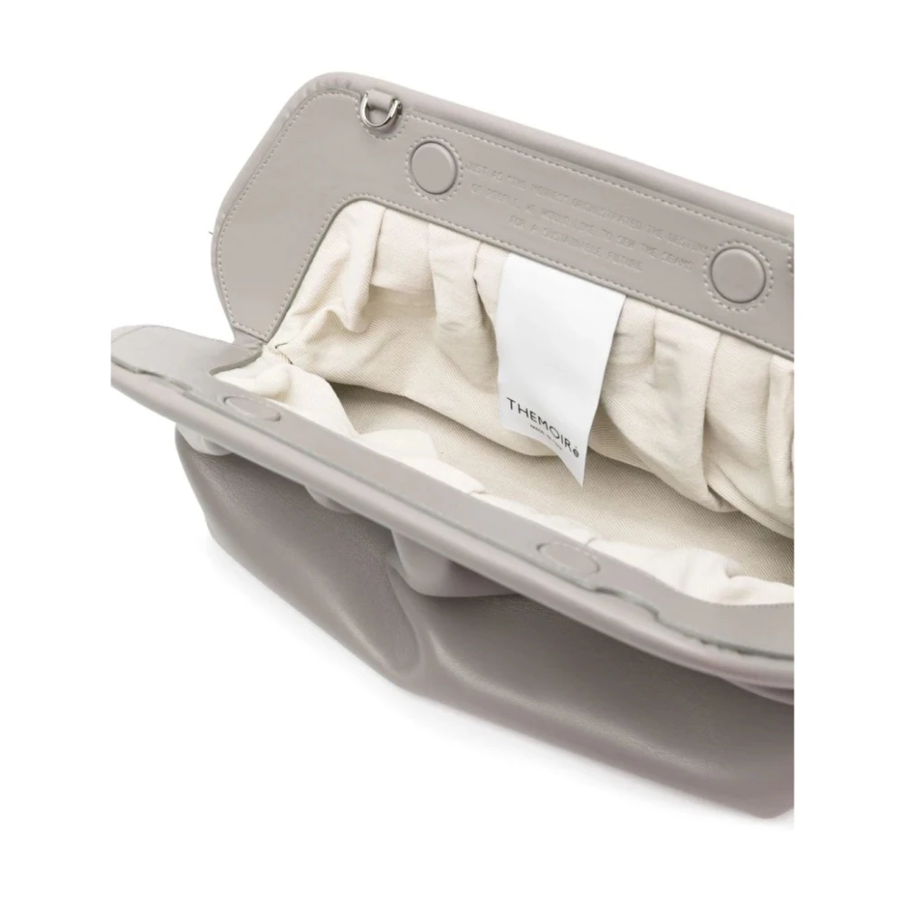 THEMOIRè Grijze Kunstleren Clutch Tas Gray Dames