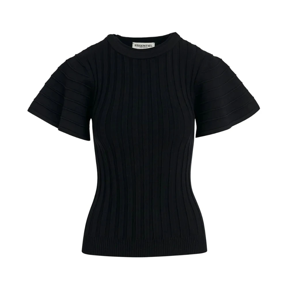 Essentiel Antwerp Svart Georgie Tops Black, Dam