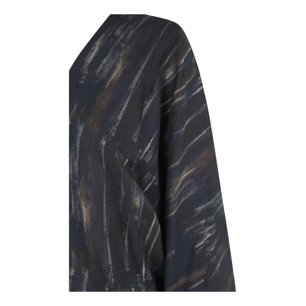 Cortana Thais wol en zijde bedrukte jurk Multicolor Dames