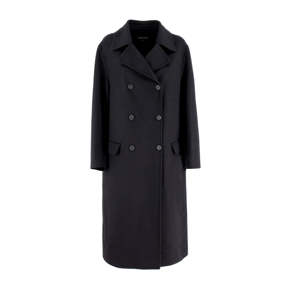 Coats > Double-Breasted Coats - - Fabiana Filippi - Modalova