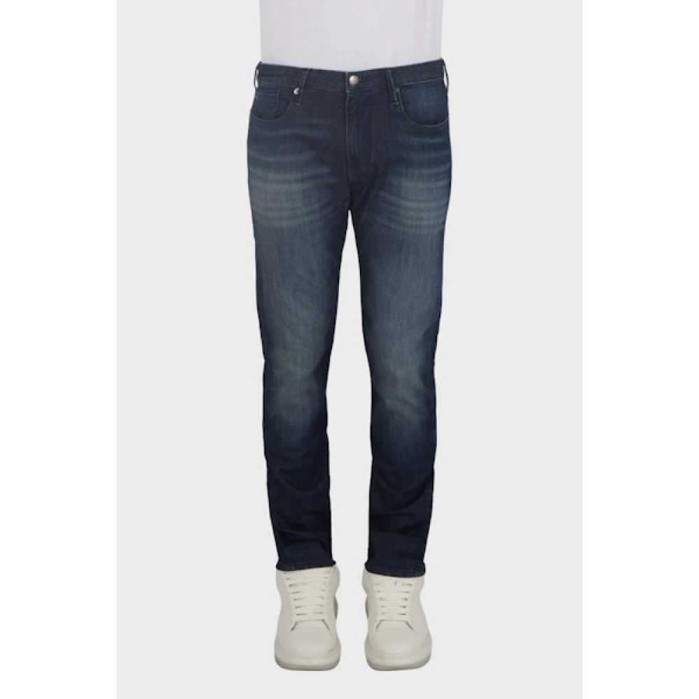 Emporio Armani Slim Fit Jeans Blue Heren