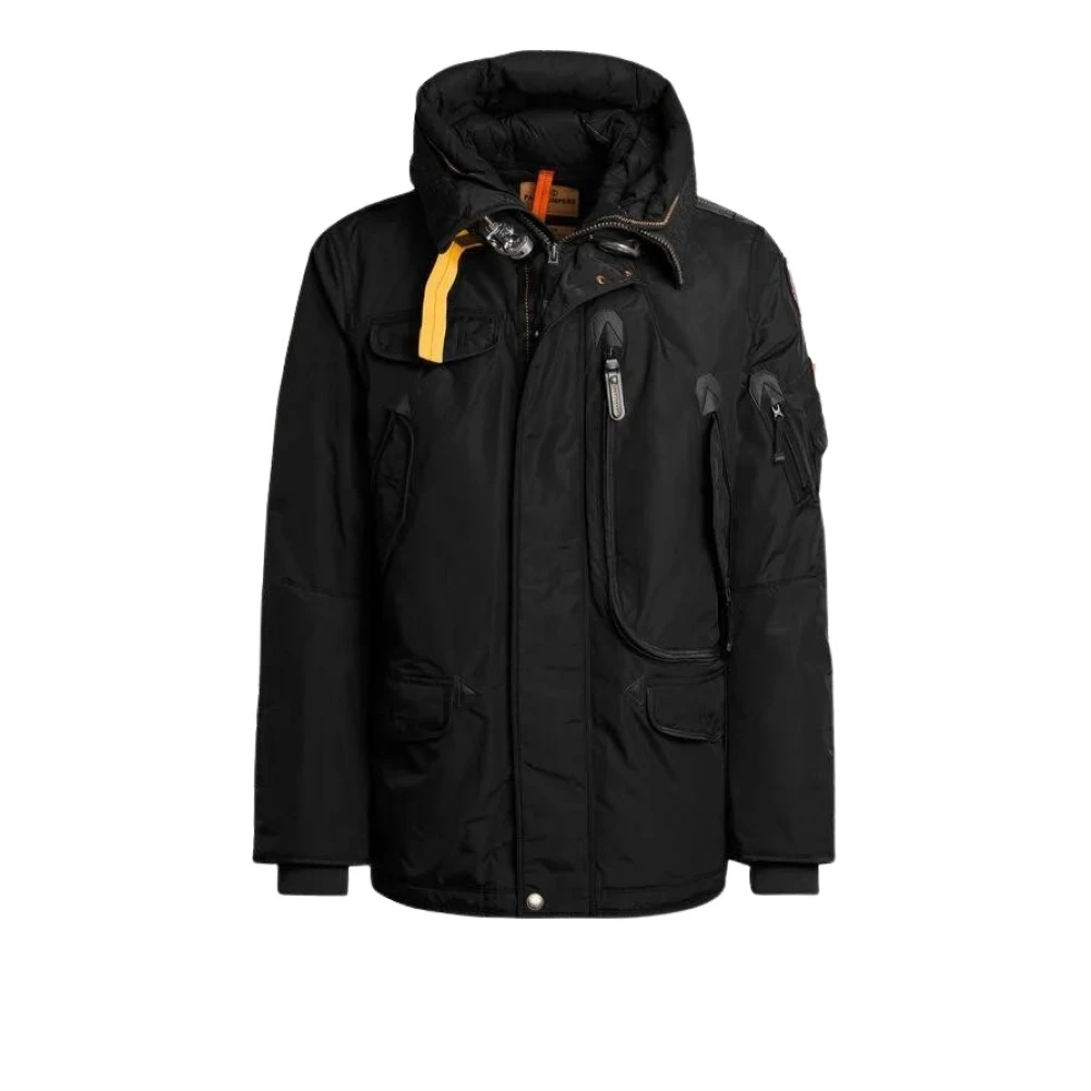 Parajumpers Svart Vinterjacka med Funktionellt Design Black, Herr