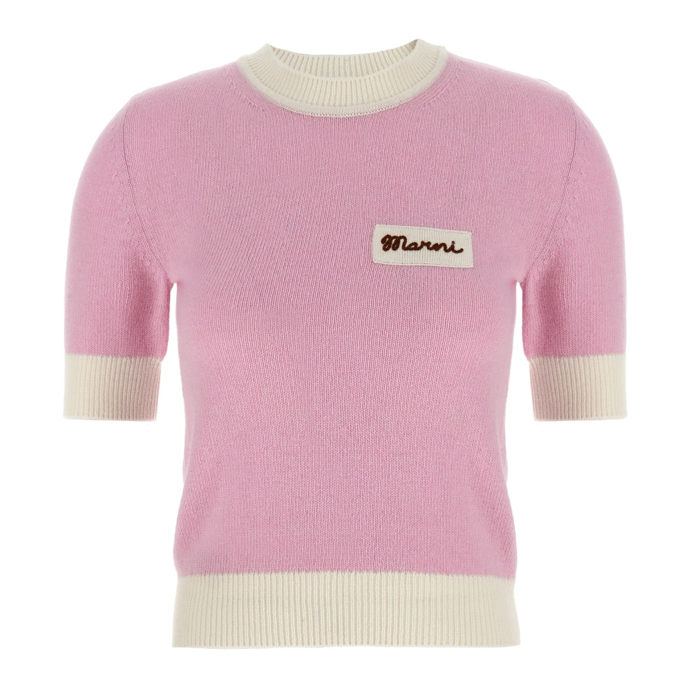 Marni Women's Pink Round-Neck Knitwear