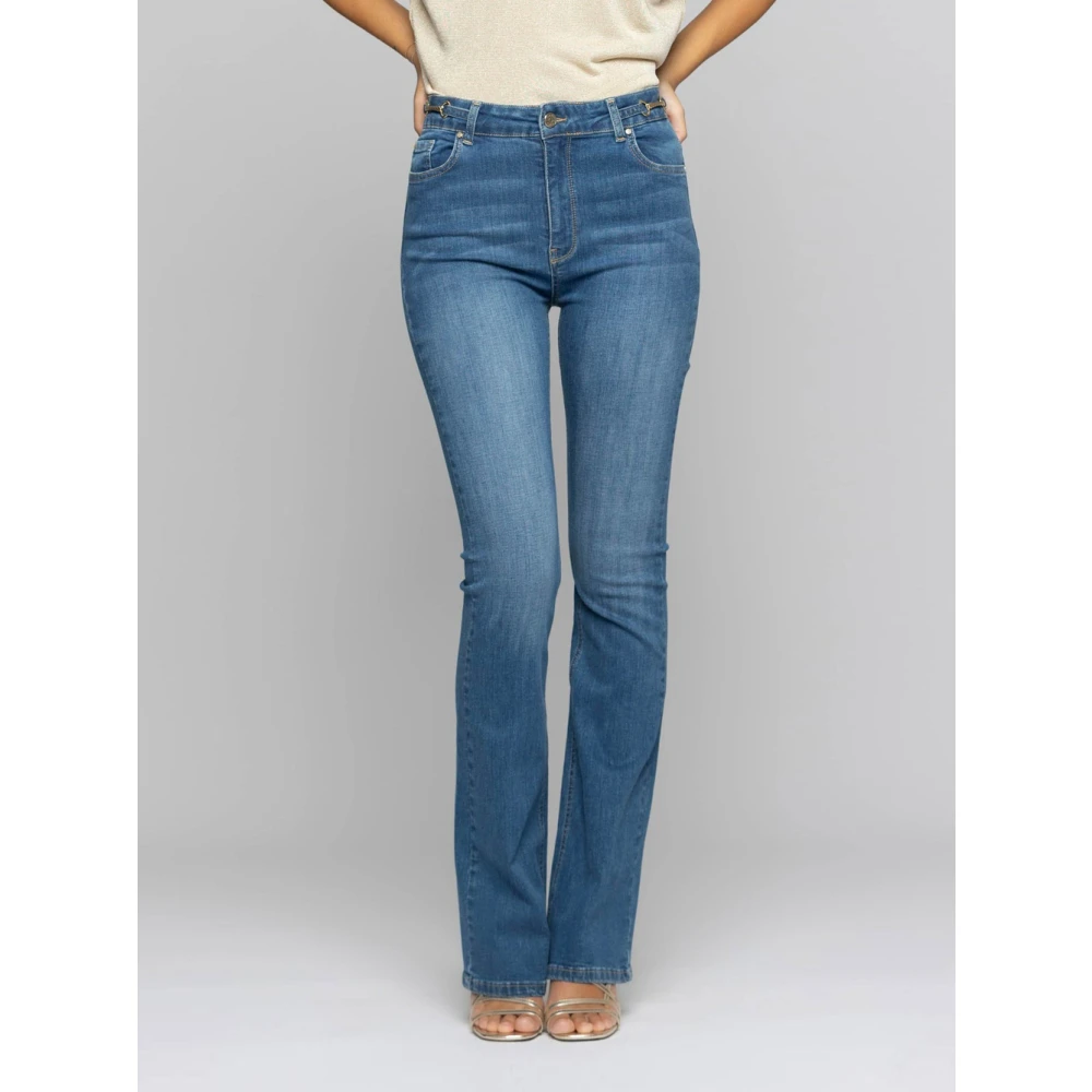 Kocca Bootcut Denim Jeans Blue Dames