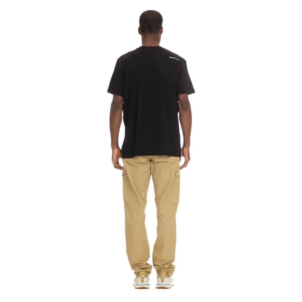 Department Five Zwarte Katoenen T-shirt met Logo Black Heren