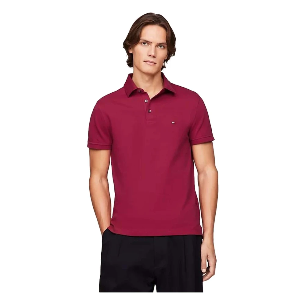 Tommy Hilfiger Polo met korte mouwen Red Heren