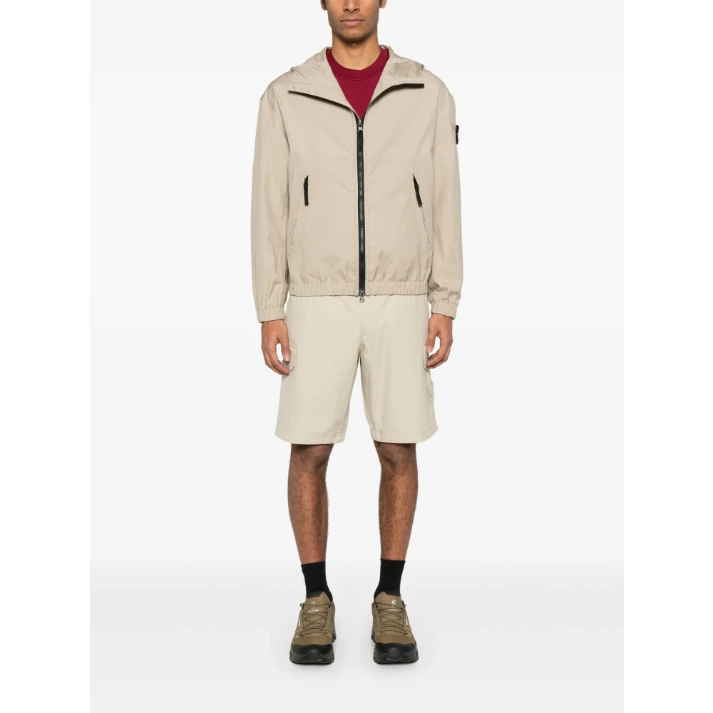 Stone Island Beige Winterjassen voor Mannen Beige Heren