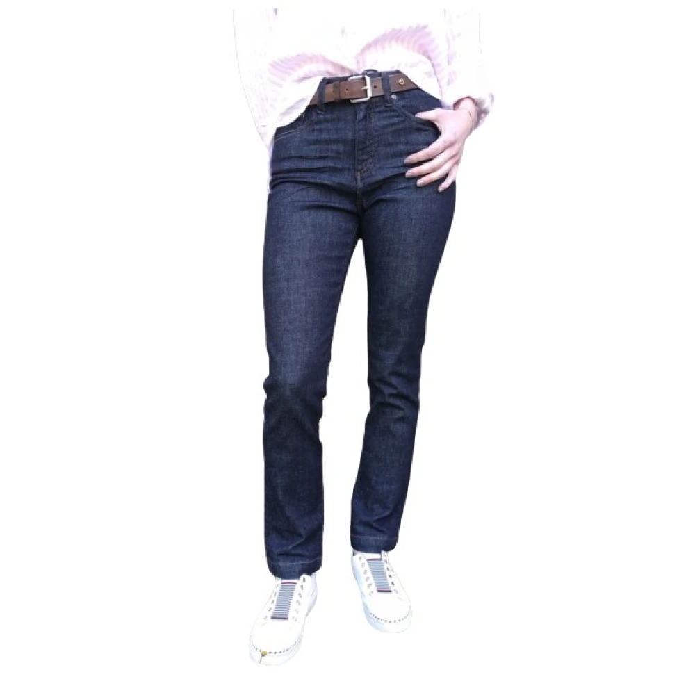 Denim Studio Colette Straight Leg Jeans Blue Dames