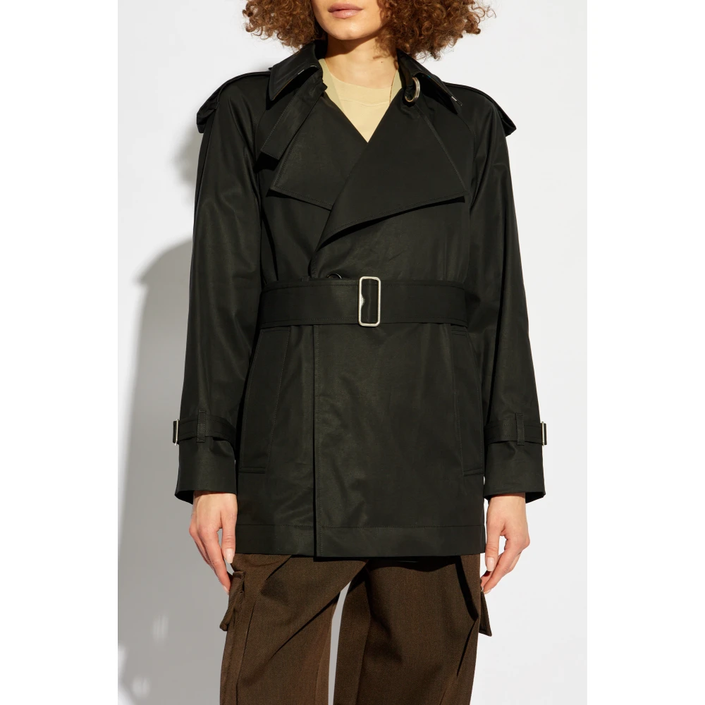 Burberry Korte trenchcoat Black Dames