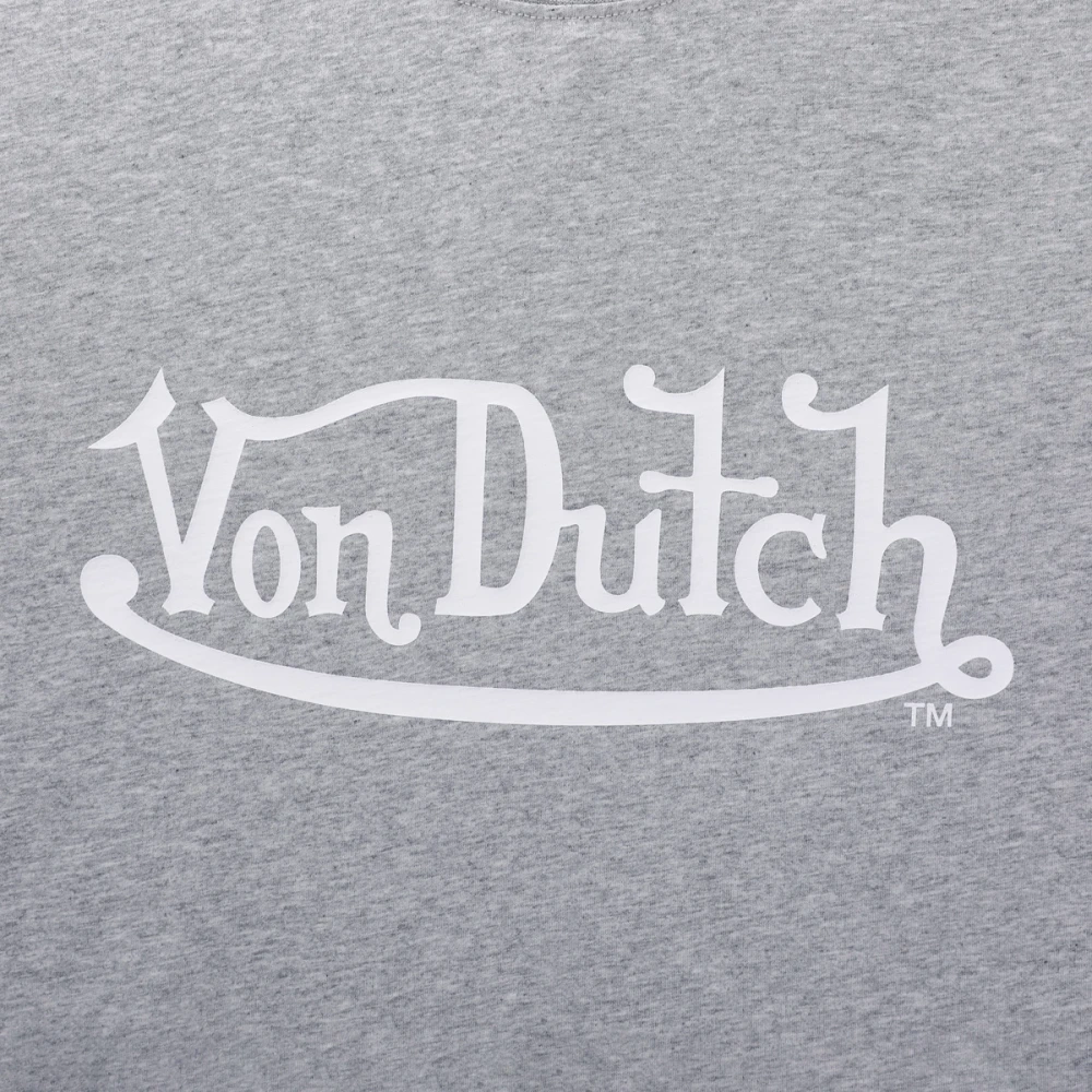 Von Dutch Comfort T-shirt Model Vdsb3tp002 Gray Heren