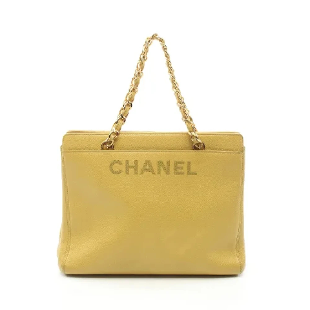 Chanel Vintage Pre-owned Fabric chanel-bags Green Dames