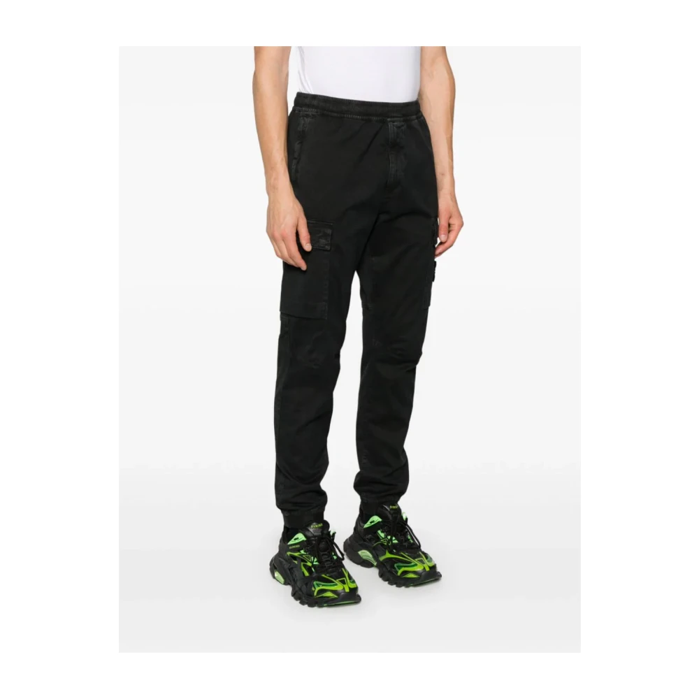 Stone Island Zwarte Casual Kleding voor Mannen Black Heren