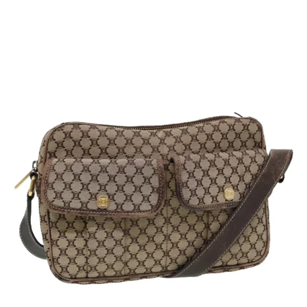 Celine Vintage Pre-owned Canvas celine-bags Brown Dames
