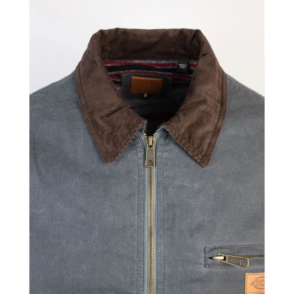 Dickies Grijze Jassen in Klassieke Stijl Gray Heren