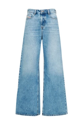 Denim Låg Midja Avslappnad Passform Jeans