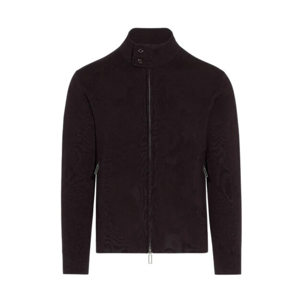 Paolo Pecora Men's Black Giubbotto Maglia