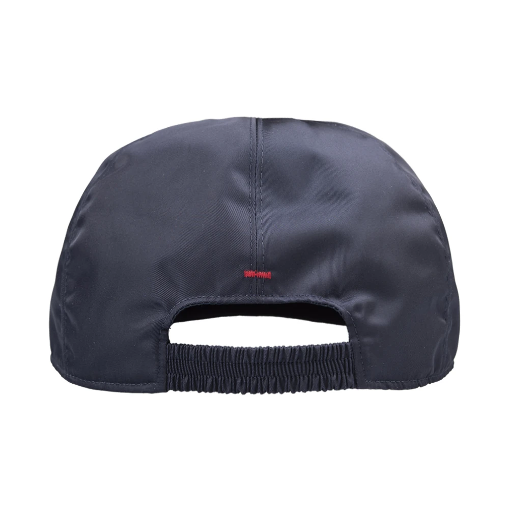 Kiton Blauwe Nylon Katoen Interieur Jas Blue Heren