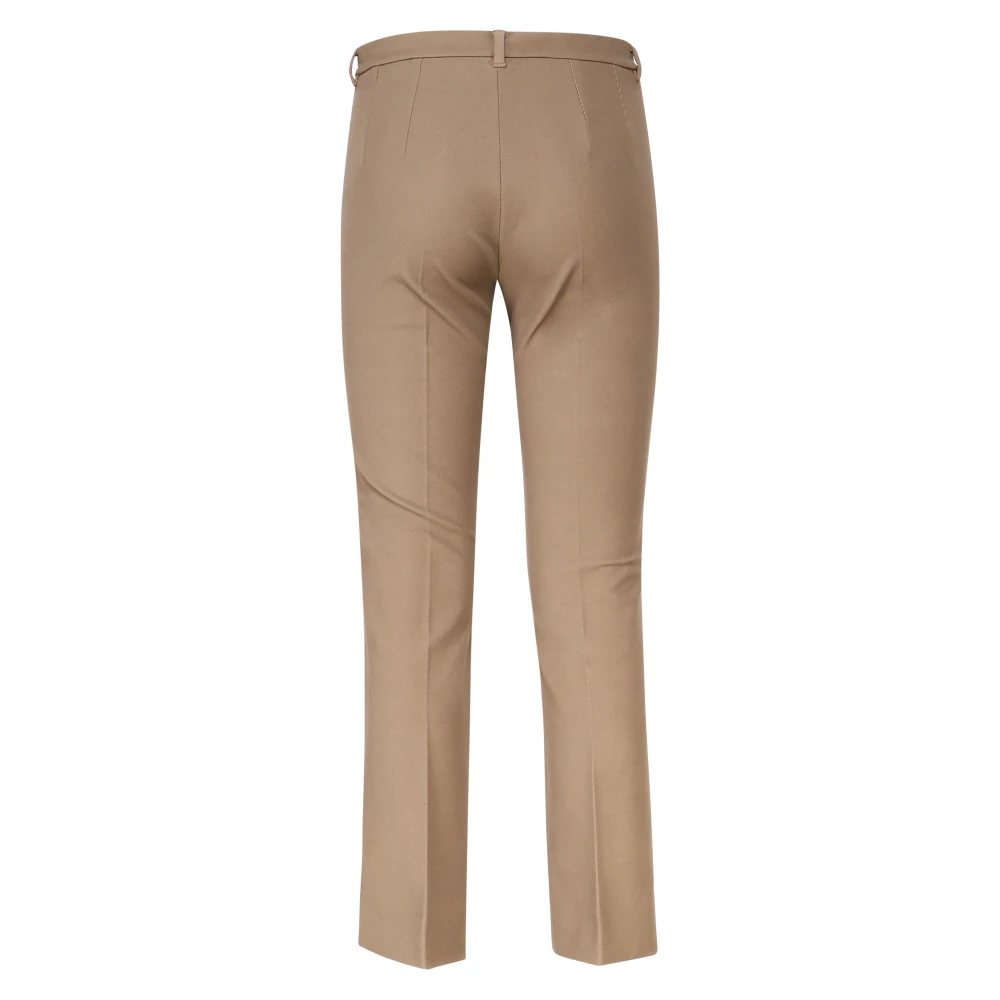 Max Mara Kameelbroek met voorplooi Brown Dames
