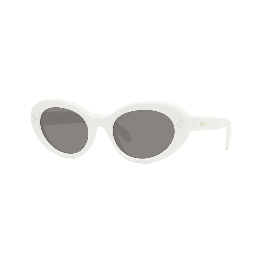 Celine Höj din stil med Cl40193I solglasögon White, Unisex