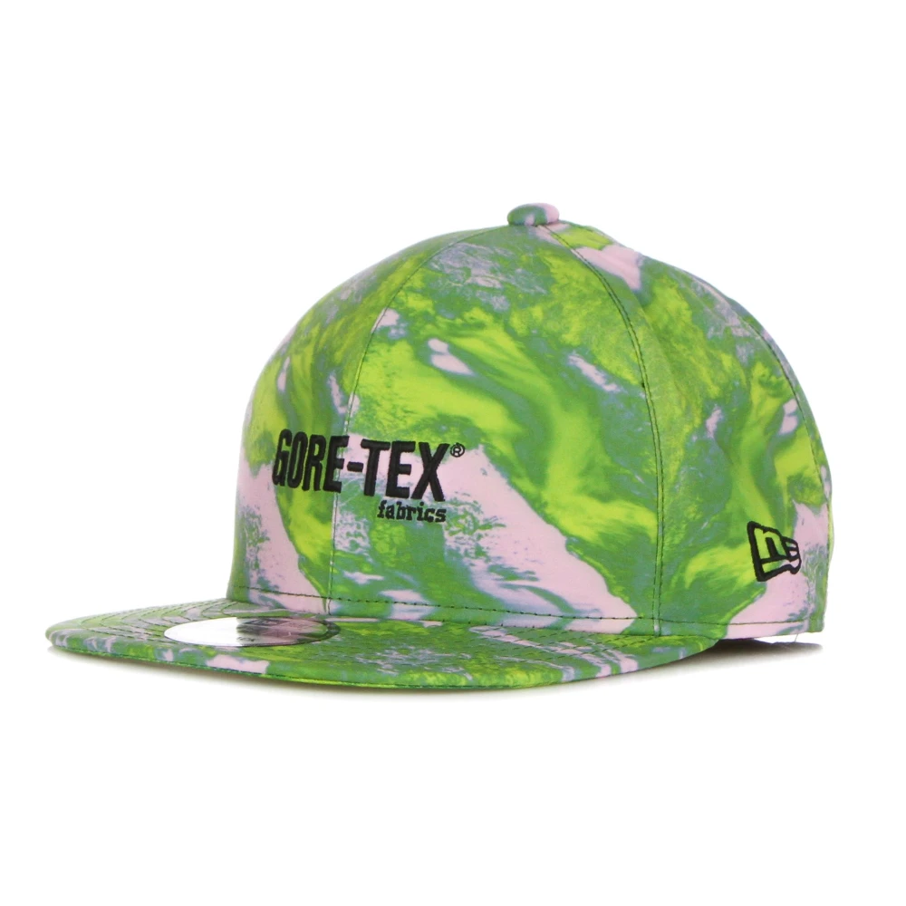 New Era Men's Green Hats & Caps, S, Goretex Kelly Flat Visor Cap