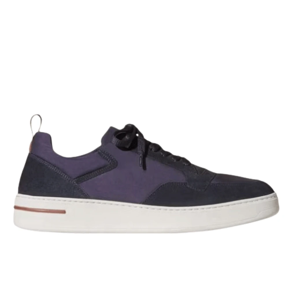 Loro Piana Blauwe Walk Sneakers met Platformzolen Heren Schoenen