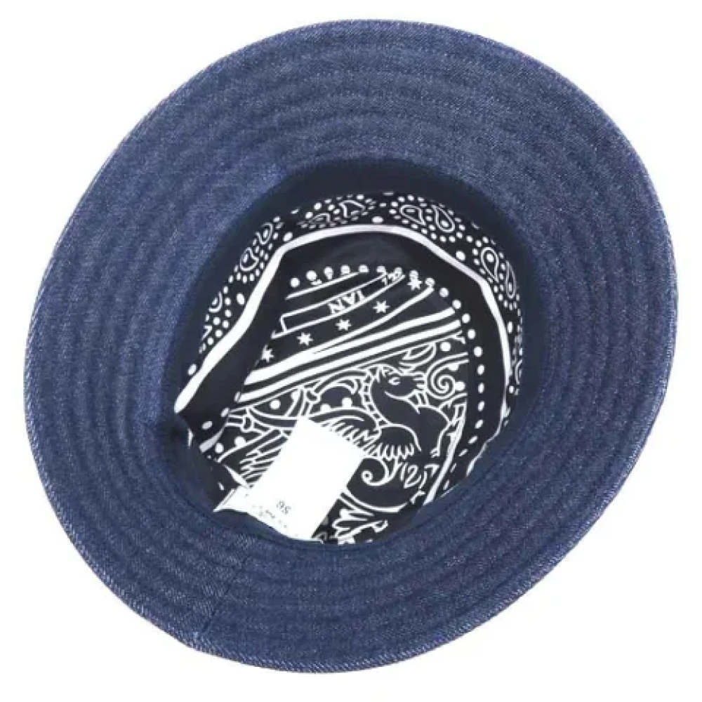 Hermès Vintage Pre-owned Silk hats Blue Dames