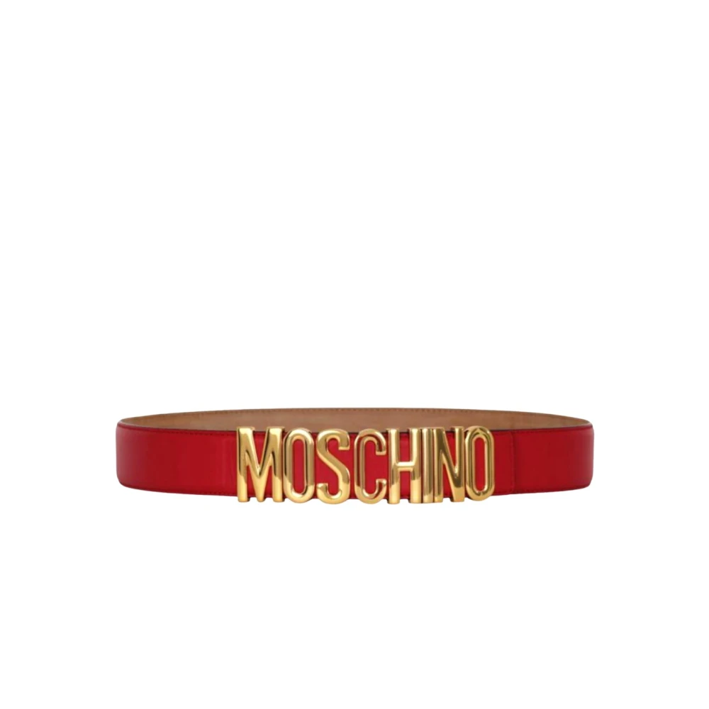 Moschino Stijlvolle Riem voor Modieuze Outfits Red Dames