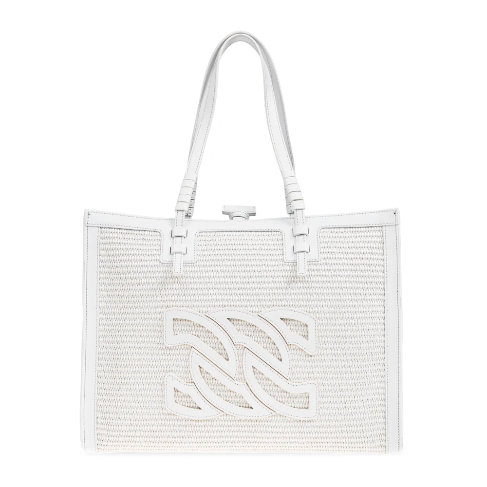 Casadei Beaurivage tas type shopper White Dames