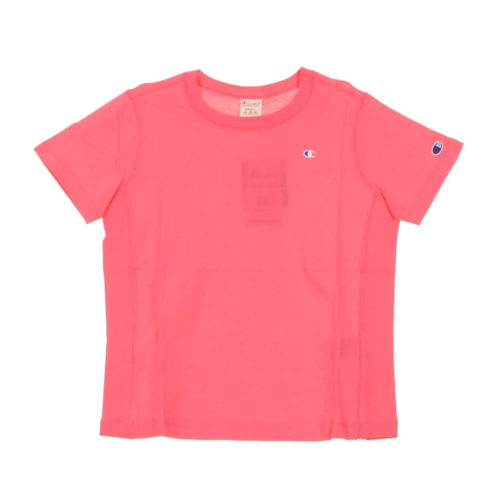 Champion Roze Crewneck Tee voor Vrouwen Pink Dames