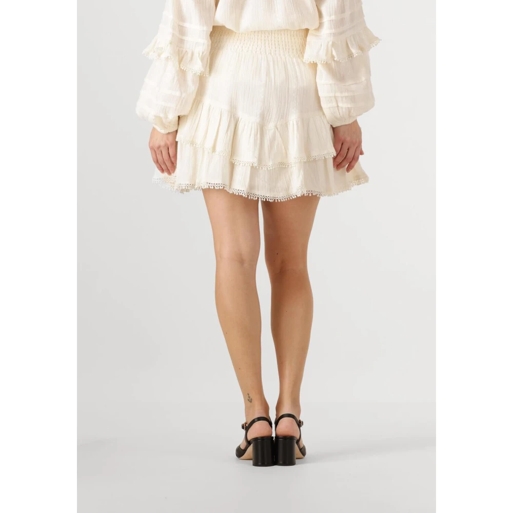 Ibana Ecru Sarlotte Minirok Beige Dames