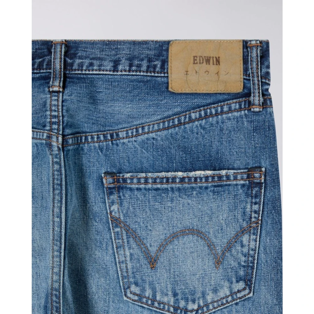 Edwin Slim Tapered Jeans Donker Indigo Rainbow Selvage Blue Heren