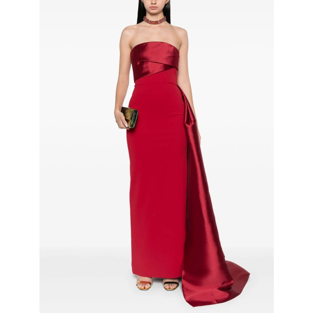 Solace London Rode Jurken voor Vrouwen Elegante Stijl Red Dames