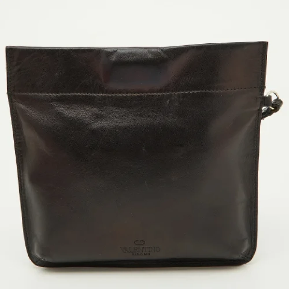 Valentino Vintage Pre-owned Leather clutches Black Dames