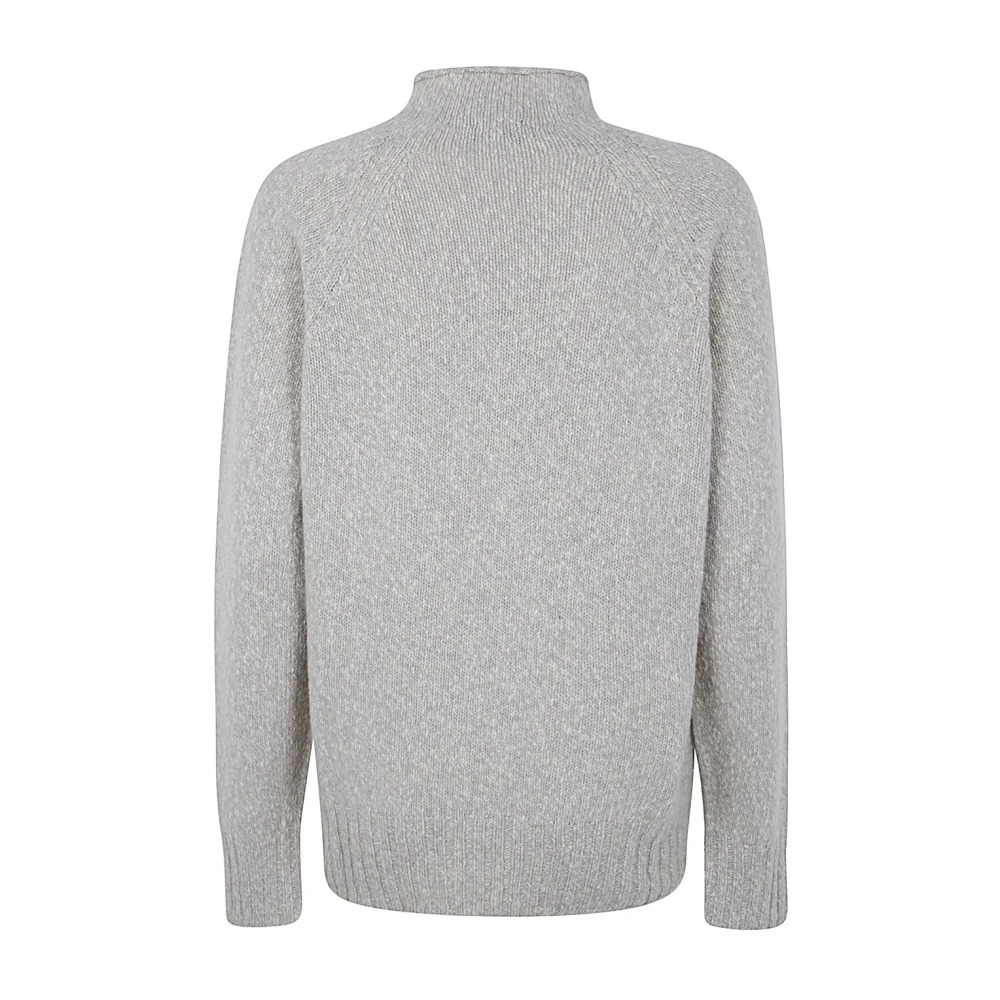 Drumohr Stijlvolle Turtleneck Sweater voor Vrouwen Gray Heren