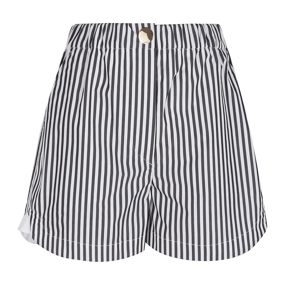 Max Mara Korte Blauwe Shorts voor Vrouwen Black Dames