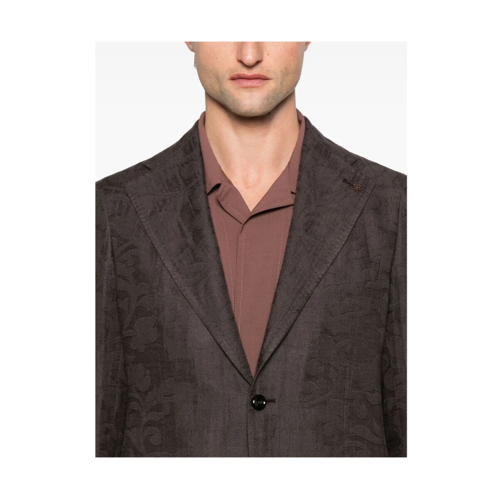 Tagliatore Jas Brown Heren