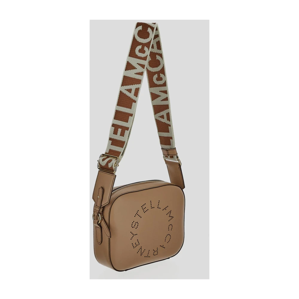 Stella Mccartney Stijlvolle Camera Tas van Kunstleer Brown Dames