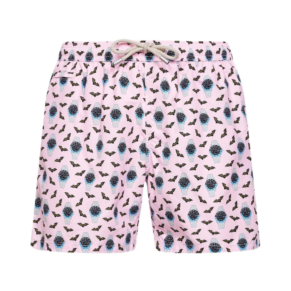 Mc2 Saint Barth Men's Multicolor Beachwear, L, Lighting Micro Swim Short