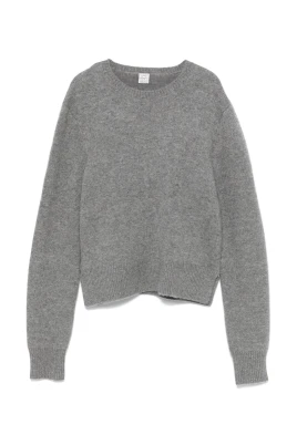Stickad Crew-neck Tröja