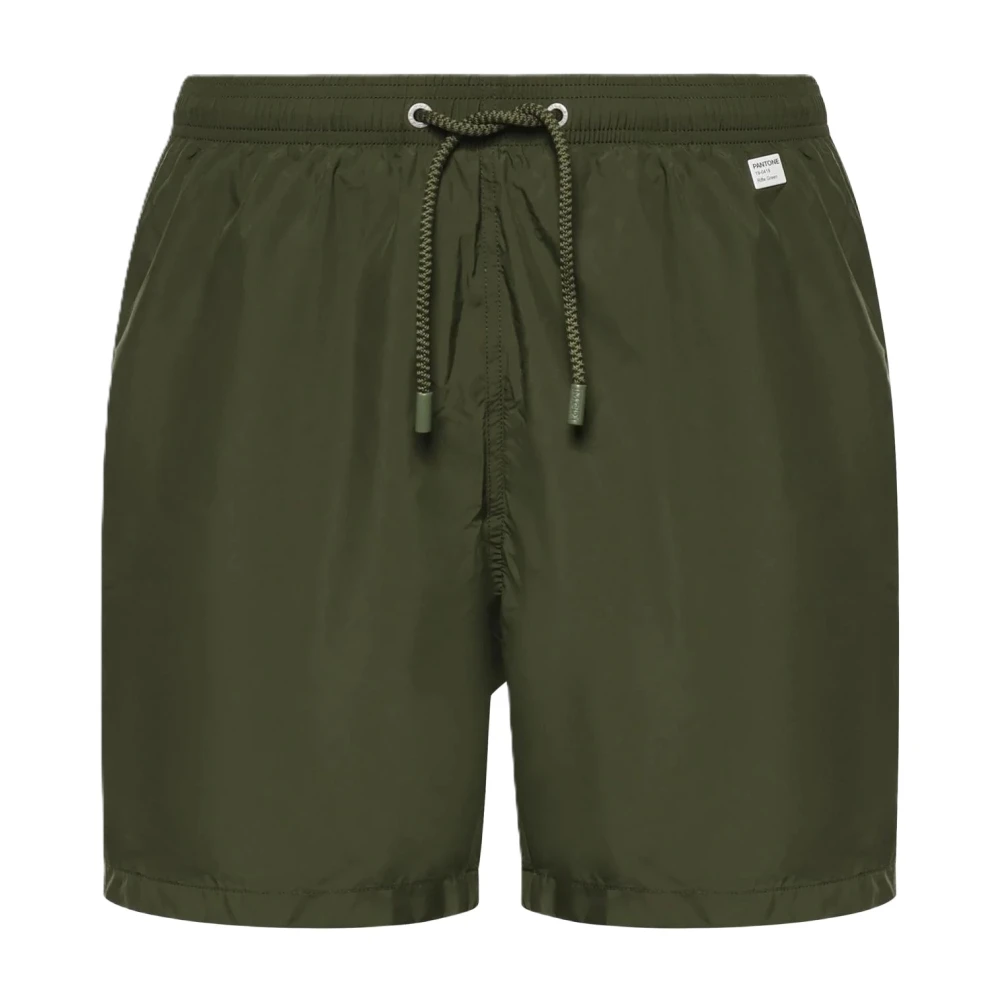 Mc2 Saint Barth Men's Green Beachwear, S, Lighting Pantone Swim Shorts