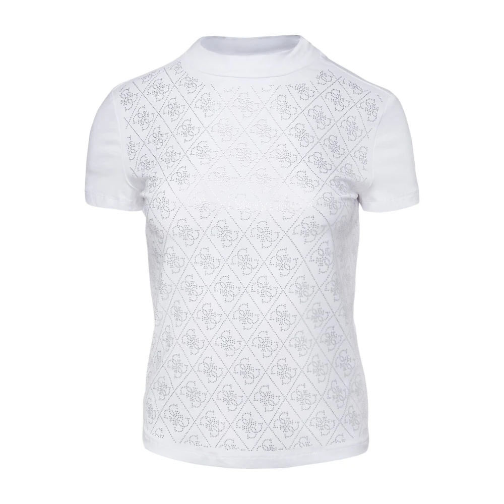 Guess - Tops > T-Shirts - White - Guess - Modalova