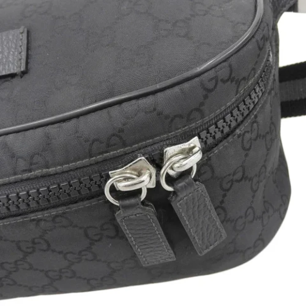 Gucci Vintage Pre-owned Nylon crossbody-bags Black Dames