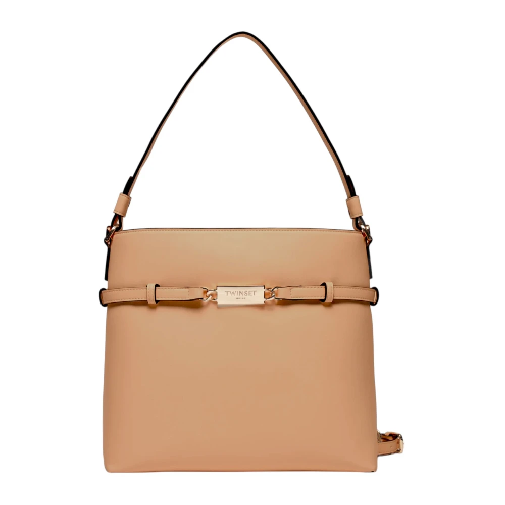 Twinset Schoudertas in Trendy Stijl Brown Dames