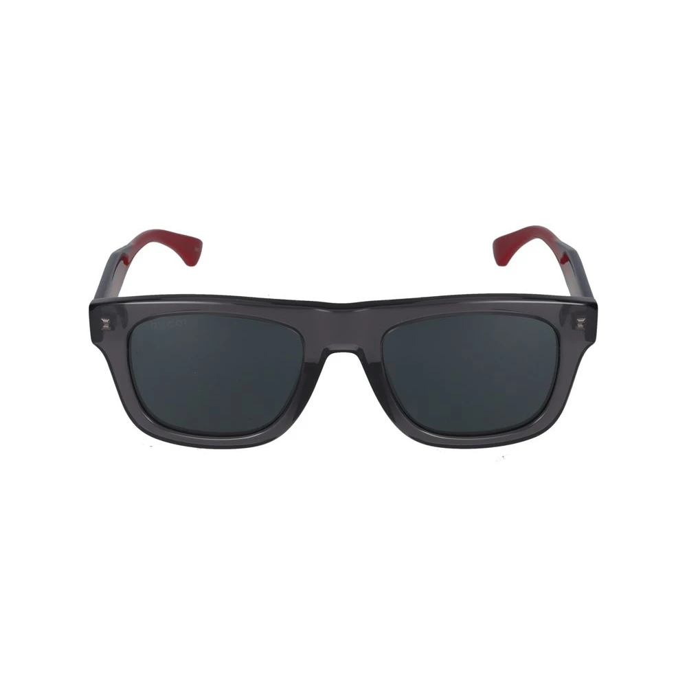 Gucci Men's Gray Squared Sunglasses - Sunglasses - 52 Mm - Accessories