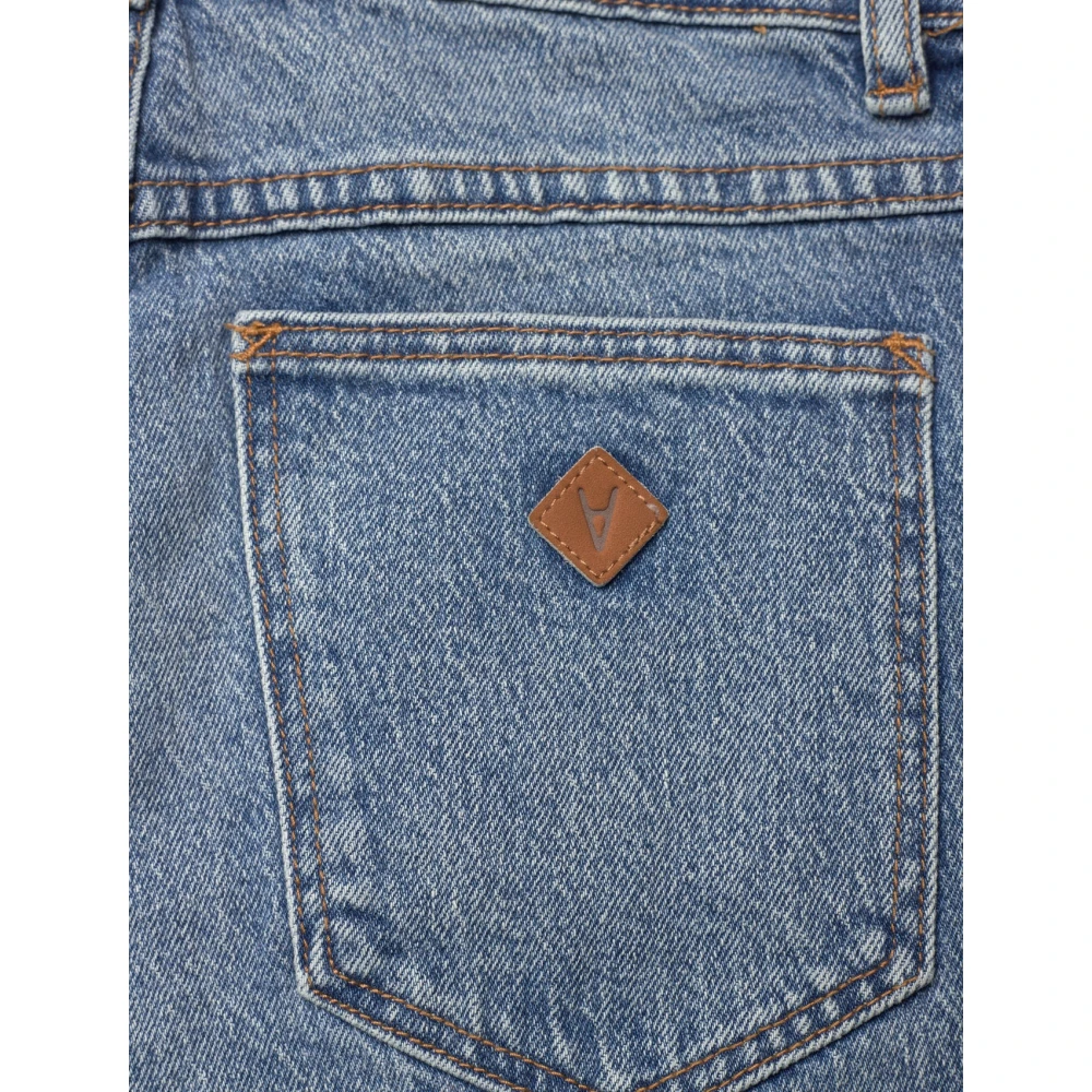 Abrand Jeans Hoge Rechte Jeans Erin Blue Dames