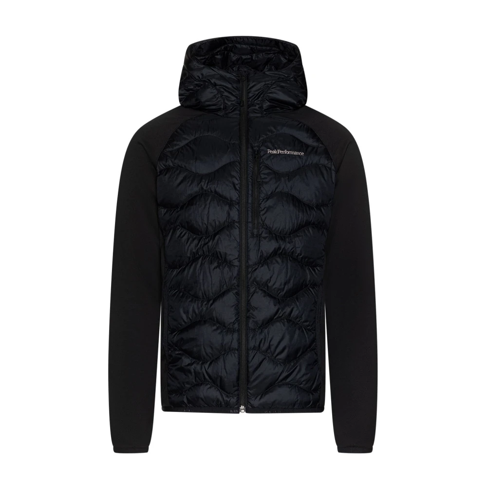 Peak Performance Gewatteerde jas met capuchon Black Heren