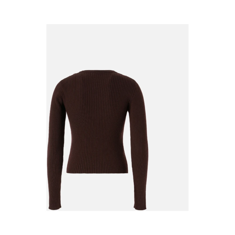 pinko Donkerbruine wollen trui Brown Dames