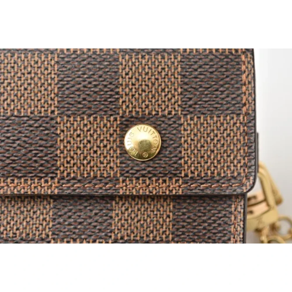 Louis Vuitton Vintage Pre-owned Canvas wallets Brown Heren