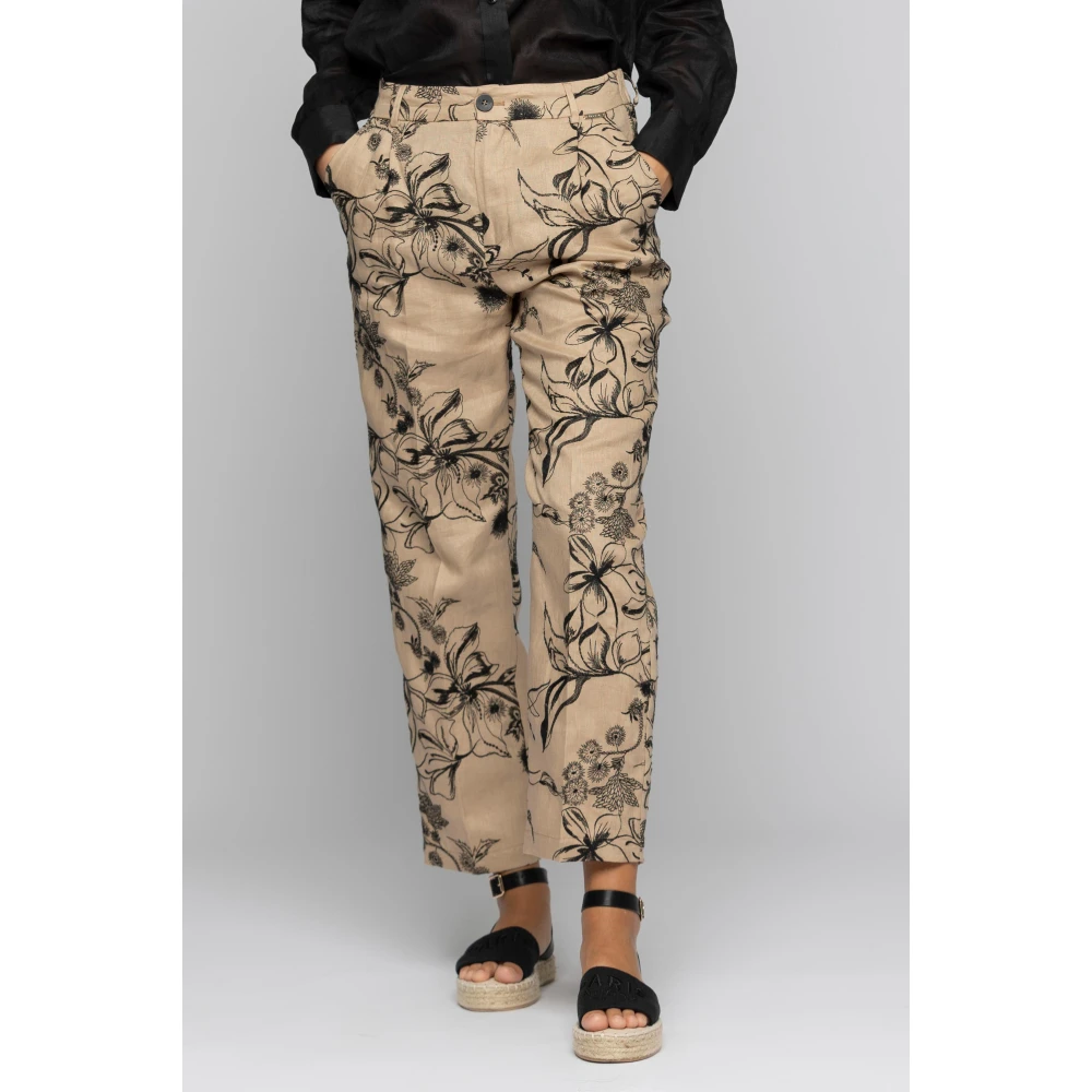 Kocca Suit Trousers Beige Dames